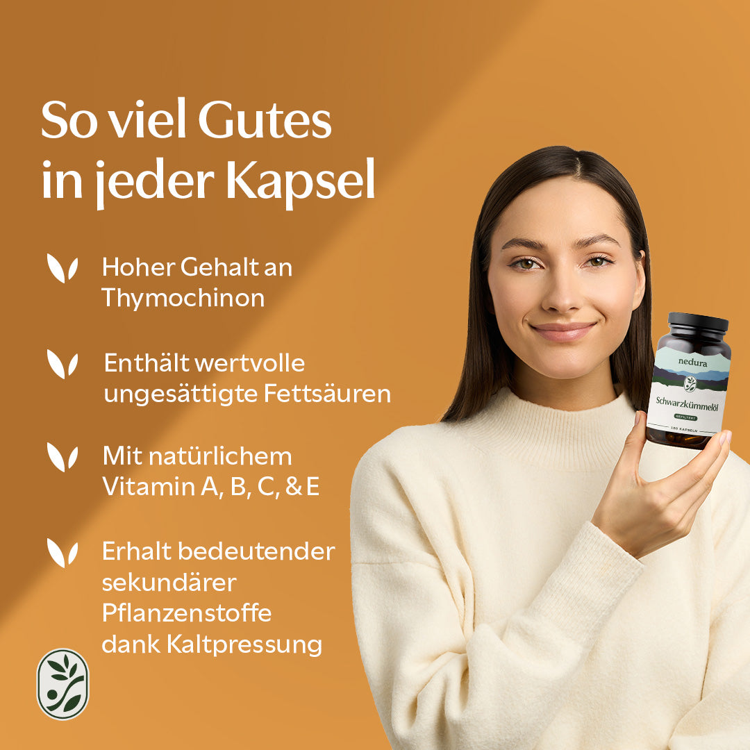 Schwarzkümmelöl Kapseln (gefiltert)