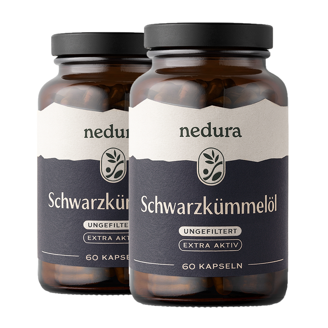 Schwarzkümmelöl Kapseln extra aktiv ungefiltert - 60 Kapseln