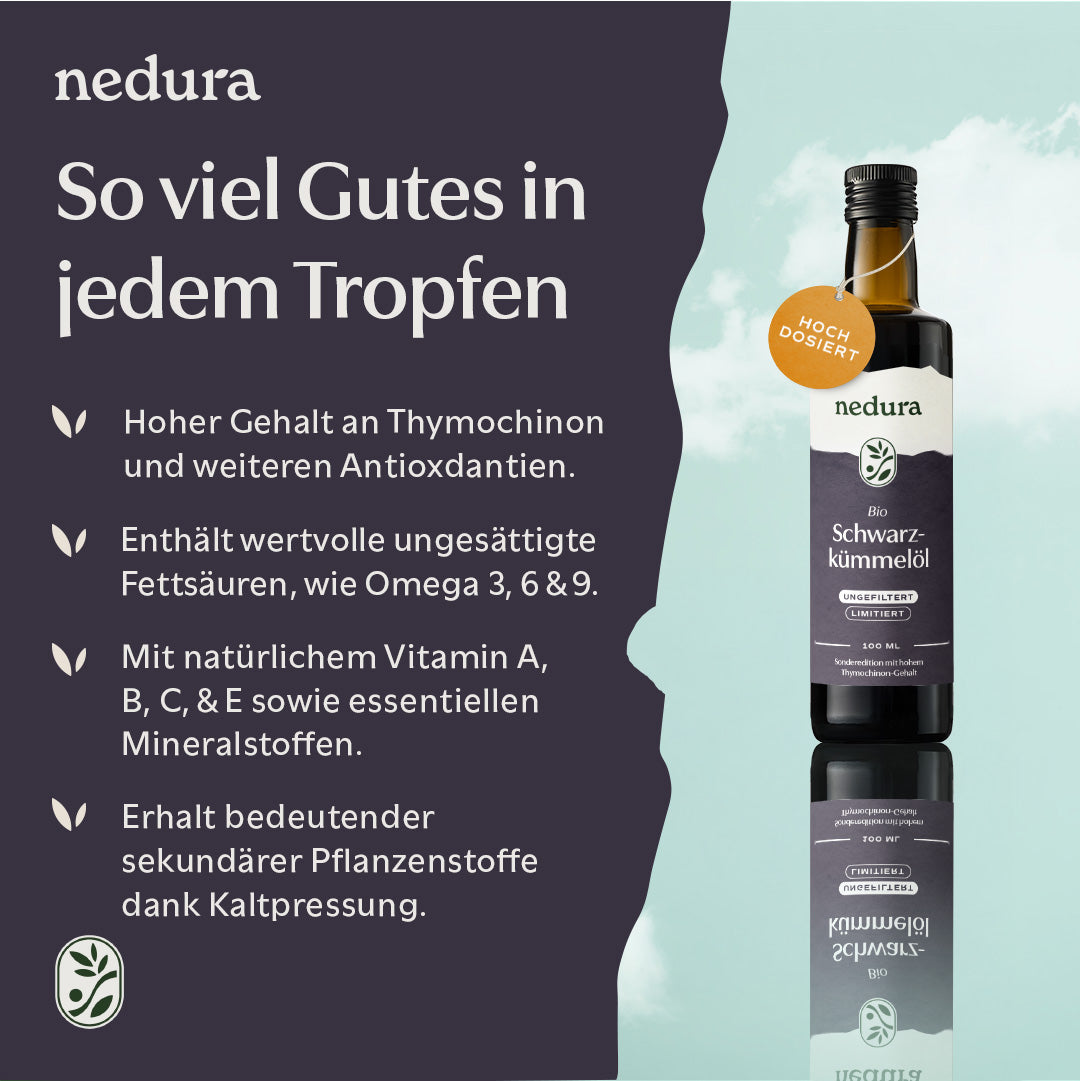 Nedura | Extra Aktiv Schwarzkümmelöl