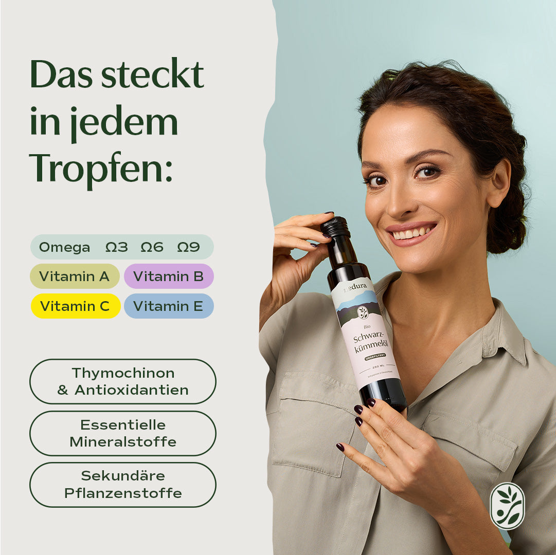 BIO Schwarzkümmelöl mit Thymochinon