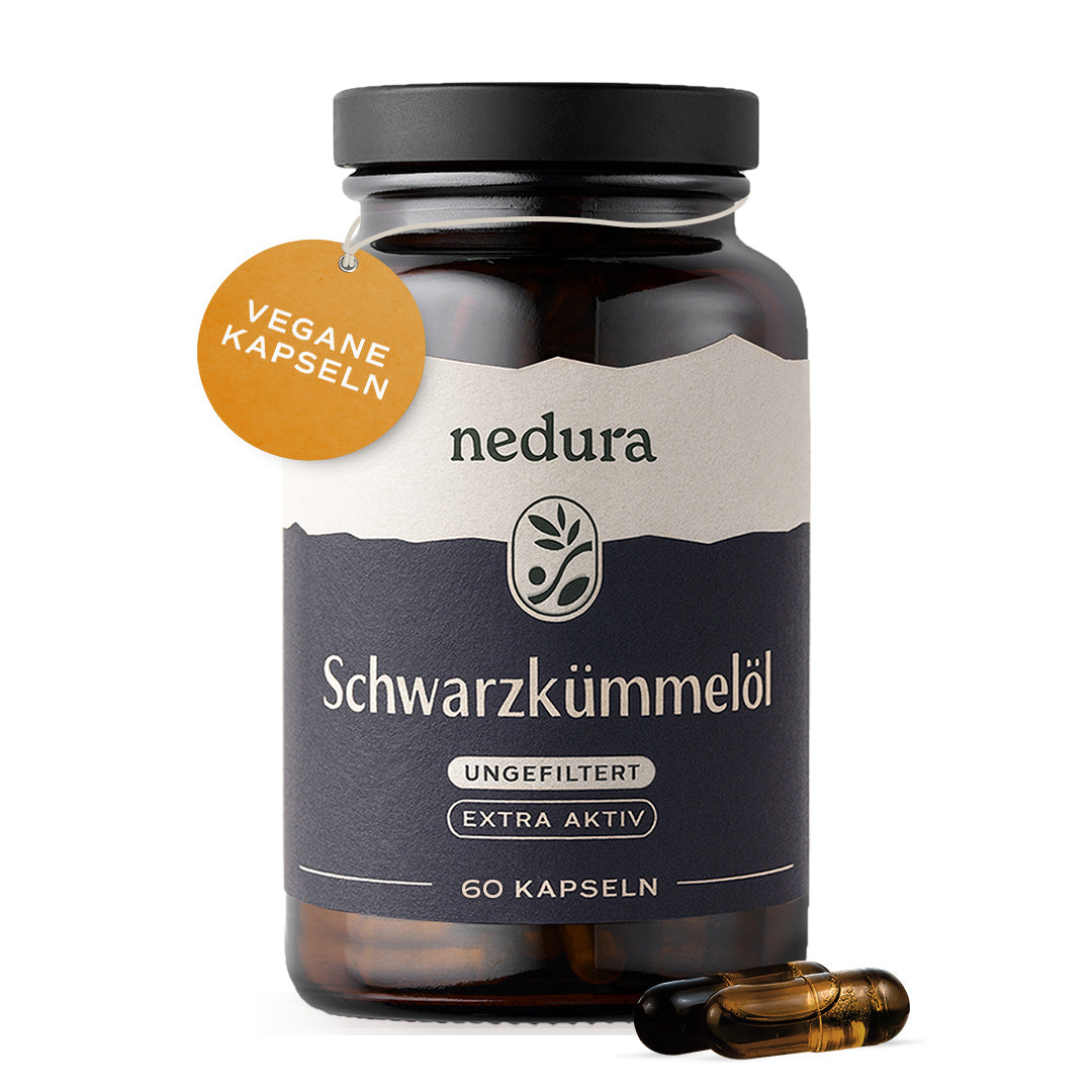 Nedura | Extra Aktiv Schwarzkümmelöl Kapseln