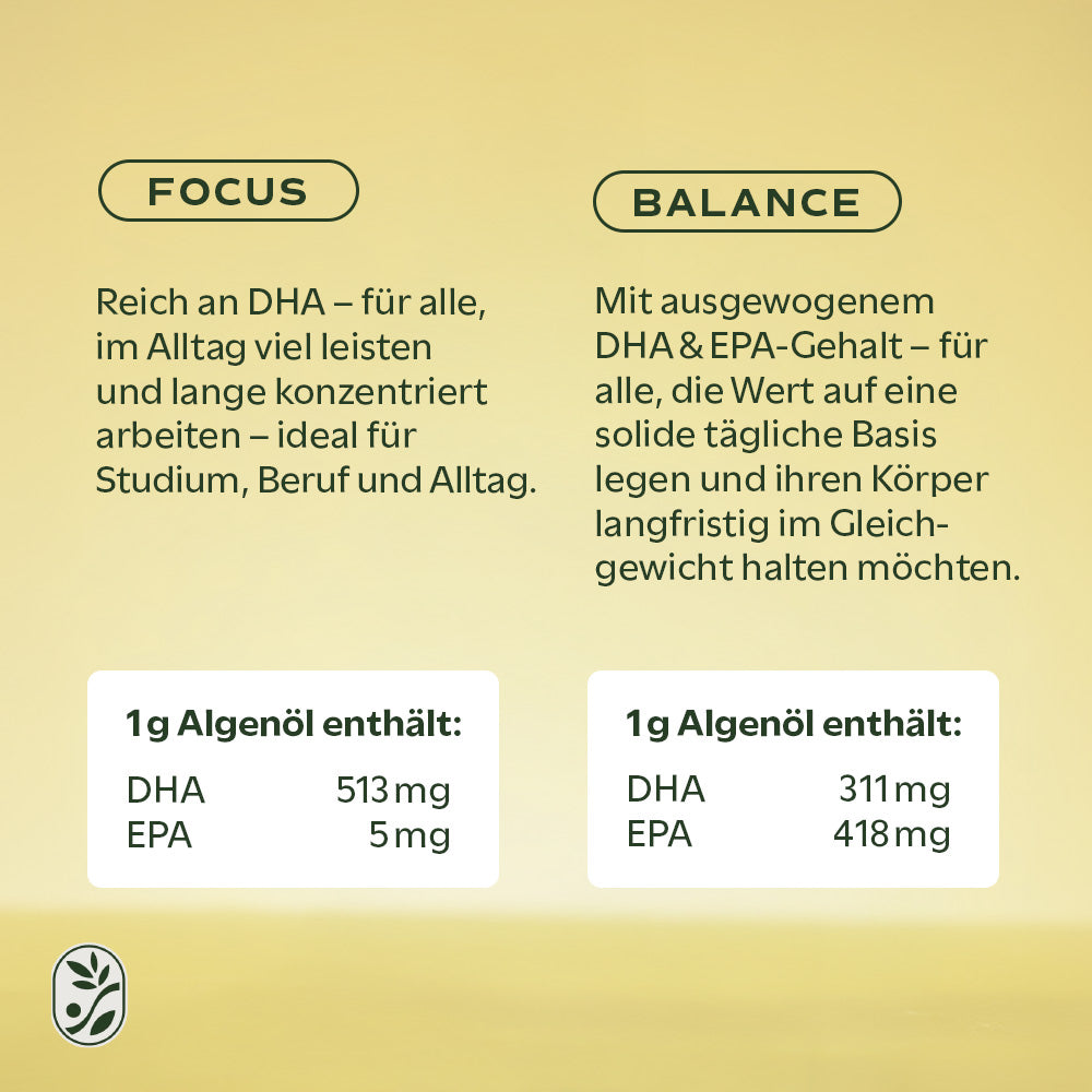 Omega 3 Algenöl Zitrone - 100 ml