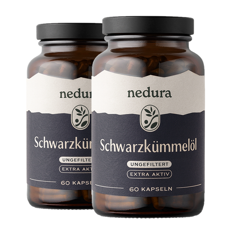 Schwarzkümmelöl Kapseln extra aktiv ungefiltert - 60 Kapseln