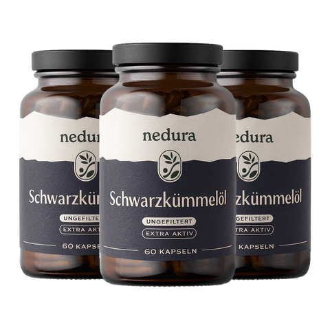 Schwarzkümmelöl Kapseln extra aktiv ungefiltert - 60 Kapseln